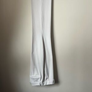 Women’s, WHBM, White, Textured Slacks, The Boot, Size 4, Like new